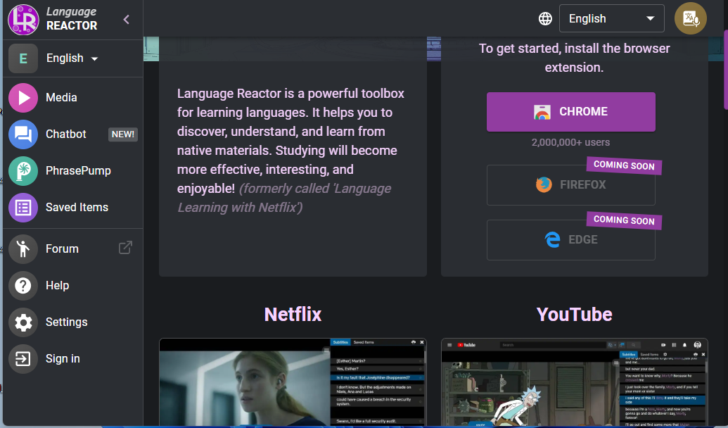 Language Reactor نقش Language Reactor در یادگیری زبان و در بهرهوری کسب و کار